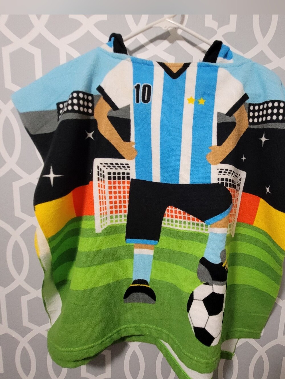Kids Argentina Towel Poncho #10